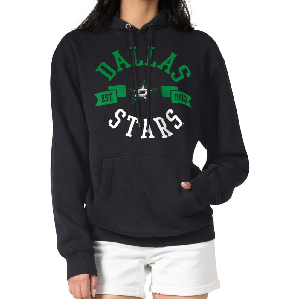 Dallas Stars G-III 4Her by Carl Banks Women's City Graphic Fleece Pullover Hoodie Black