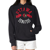 Ottawa Senators G-III 4Her by Carl Banks Women's City Graphic Fleece Pullover Hoodie Black
