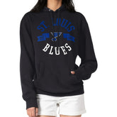 St. Louis Blues G-III 4Her by Carl Banks Women's City Graphic Fleece Pullover Hoodie Black