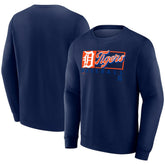 Detroit Tigers Focus Fleece Pullover Sweatshirt - Navy