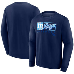 Tampa Bay Rays Focus Fleece Pullover Sweatshirt - Navy
