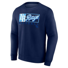 Tampa Bay Rays Focus Fleece Pullover Sweatshirt - Navy