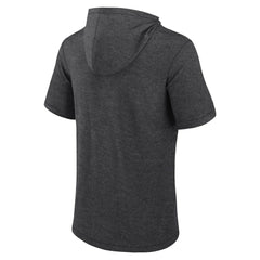 Chicago White Sox Push Short Sleeve Pullover Hoodie - Heather Charcoal