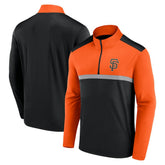 San Francisco Giants Unstoppable Quarter-Zip Top - Black