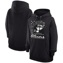 St. Louis Blues Starter Arch City Team Graphic Fleece Pullover Hoodie Black