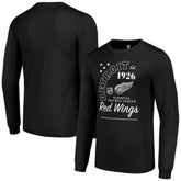 Detroit Red Wings Starter Arch City Theme Graphic Long Sleeve T-Shirt Black