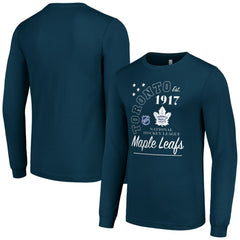 Toronto Maple Leafs Starter Arch City Theme Graphic Long Sleeve T-Shirt Navy