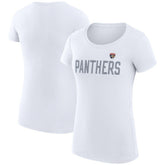 Florida Panthers G-III 4Her by Carl Banks Women's Super-Slim Fit Lightweight Dot Print Team T-Shirt White