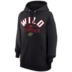 Minnesota Wild Starter Puck Pullover Hoodie Black