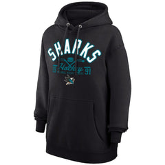 San Jose Sharks Starter Puck Pullover Hoodie Black