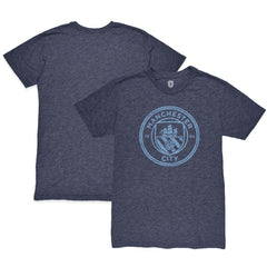 Manchester City Color Crest Twisted Tri-Blend T-Shirt - Heather Navy sale