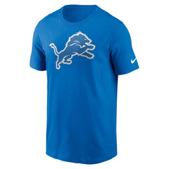Detroit Lions Primetime Logo Essential T-Shirt - Blue | Nike on sale