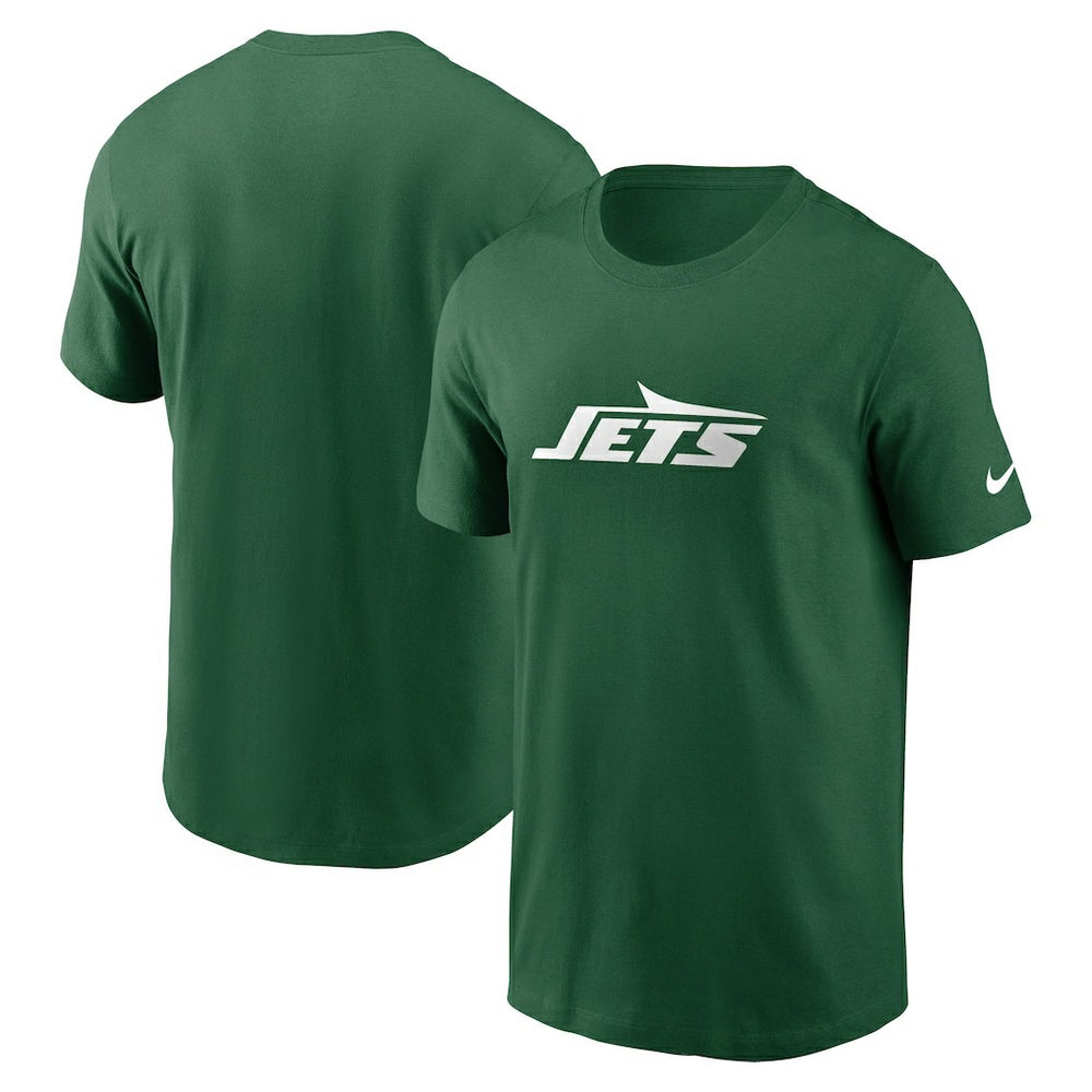 New York Jets Primetime Logo Essential T-Shirt - Green | Nike outlet