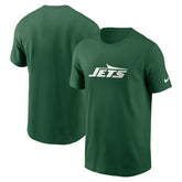 New York Jets Primetime Logo Essential T-Shirt - Green | Nike outlet
