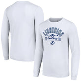 Tampa Bay Lightning Starter Puck Long Sleeve T-Shirt White