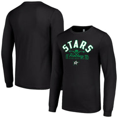 Dallas Stars Starter Puck Long Sleeve T-Shirt Black