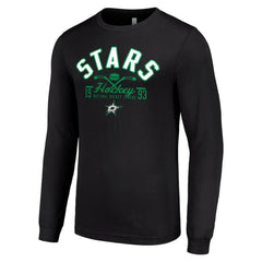 Dallas Stars Starter Puck Long Sleeve T-Shirt Black