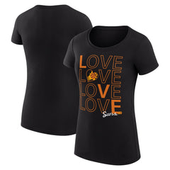 Phoenix Suns G-III 4Her by Carl Banks Women's Super-Slim Fit Lightweight Basketball Love T-Shirt - Black discount