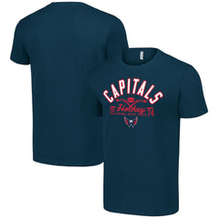 Washington Capitals Starter Half Puck T-Shirt Navy