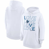 Minnesota Timberwolves G-III 4Her by Carl Banks Women's Basketball Love Fleece Pullover Hoodie - White on sale