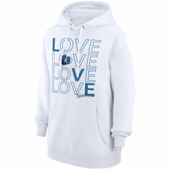 Minnesota Timberwolves G-III 4Her by Carl Banks Women's Basketball Love Fleece Pullover Hoodie - White on sale