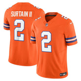 Patrick Surtain II Denver Broncos Alternate Mile High Collection 1977 Throwback Vapor F.U.S.E. Limited Jersey - Orange | Nike sale