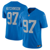 Aidan Hutchinson Detroit Lions Vapor F.U.S.E. Alternate Limited Jersey - Blue | Nike cheap