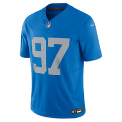 Aidan Hutchinson Detroit Lions Vapor F.U.S.E. Alternate Limited Jersey - Blue | Nike cheap