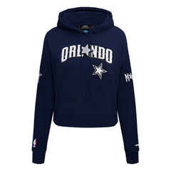 Orlando Magic Pro Standard Women's 2023/24 City Edition Cropped Pullover Hoodie - Navy discount