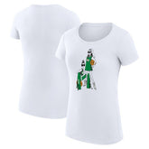 Boston Celtics G-III 4Her by Carl Banks Women's Super-Slim Fit Lightweight Basketball Girls T-Shirt - White for sale