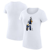 Indiana Pacers G-III 4Her by Carl Banks Women's Super-Slim Fit Lightweight Basketball Girls T-Shirt - White for sale