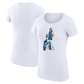 Minnesota Timberwolves G-III 4Her by Carl Banks Women's Super-Slim Fit Lightweight Basketball Girls T-Shirt - White discount