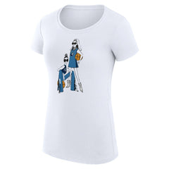 Minnesota Timberwolves G-III 4Her by Carl Banks Women's Super-Slim Fit Lightweight Basketball Girls T-Shirt - White discount