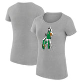 Boston Celtics G-III 4Her by Carl Banks Women's Super-Slim Fit Lightweight Basketball Girls T-Shirt - Heather Gray sale