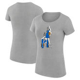 Dallas Mavericks G-III 4Her by Carl Banks Women's Super-Slim Fit Lightweight Basketball Girls T-Shirt sale - Heather Gray shop