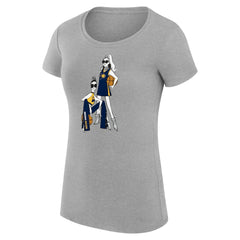 Indiana Pacers G-III 4Her by Carl Banks Women's Super-Slim Fit Lightweight Basketball Girls T-Shirt - Heather Gray outlet