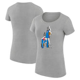 Oklahoma City Thunder G-III 4Her by Carl Banks Women's Super-Slim Fit Lightweight Basketball Girls T-Shirt - Heather Gray on sale