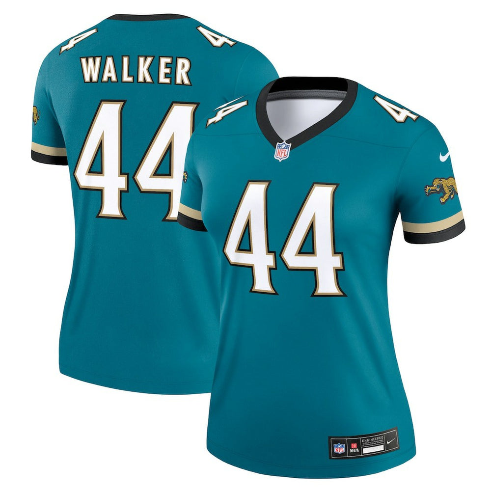 Travon Walker Jacksonville Jaguars Women's Alternate Legend Player Performance Top - Prowler Throwback Teal | Nike online