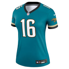 Trevor Lawrence Jacksonville Jaguars Women's Alternate Legend Player Performance Top - Prowler Throwback Teal | Nike cheap