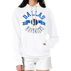 Dallas Mavericks G-III 4Her by Carl Banks Women's City Pullover Hoodie sale - White on sale