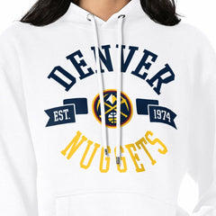 Denver Nuggets G-III 4Her by Carl Banks Women's City Pullover Hoodie sale - White sale