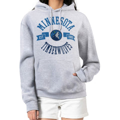 Minnesota Timberwolves G-III 4Her by Carl Banks Women's City Pullover Hoodie - Heather Gray outlet