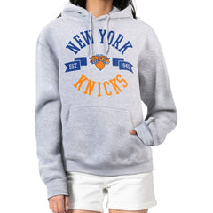 New York Knicks G-III 4Her by Carl Banks Women's City Pullover Hoodie - Heather Gray sale