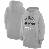 San Antonio Spurs G-III 4Her by Carl Banks Women's City Pullover Hoodie - Heather Gray for sale