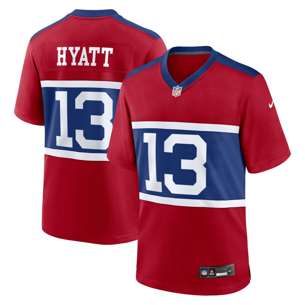 Jalin Hyatt New York Giants Alternate Player Game Jersey - Century Red | Nike sale