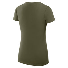Dallas Stars G-III 4Her by Carl Banks Women's Super-Slim Fit Lightweight Team Sport V-Neck T-Shirt Olive