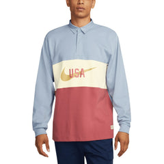 USMNT Rugby Long Sleeve Top - Light Blue | Nike for sale