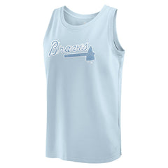 Atlanta Braves Elements Tank Top - Light Blue