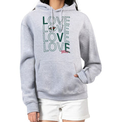 Minnesota Wild G-III 4Her by Carl Banks Women's Hockey Love Fleece Pullover Hoodie Gray