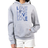 St. Louis Blues G-III 4Her by Carl Banks Women's Hockey Love Fleece Pullover Hoodie Gray